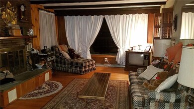 Living room with hardwood floors