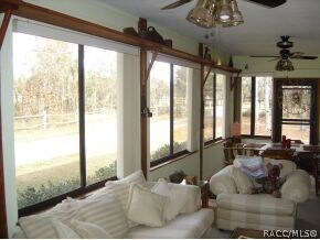 Florida room glass sliders