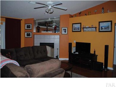 Greatroom with view of Fireplace - that has electric logs