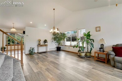 Luxury vinyl flooring, vaulted ceiling