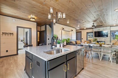 Interior of similar cabin in community.  Interior 