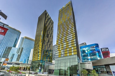 View of building exterior featuring a view of city