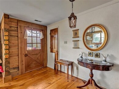Beautiful heart pine floors throughout the home.