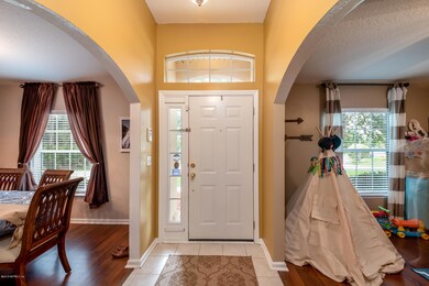 Front door with walkwalk way
