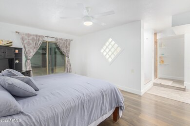 Master Bedroom with Door to Pool