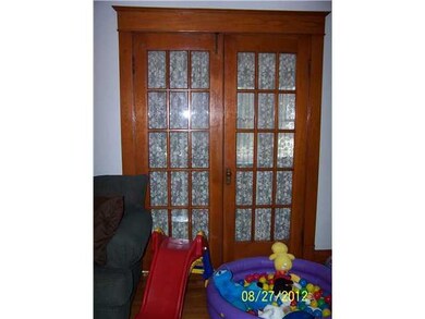 Living Room. Lower apt. French doors in living roo