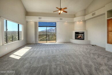Expansive Living & Dining with bar