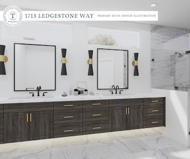 Primary bath Illustration