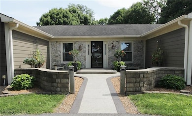 Enviting entry welcomes your guests