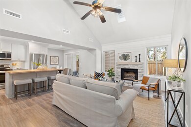 Kitchen Is Open to the Living Room