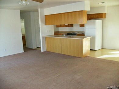 Living to kitchen