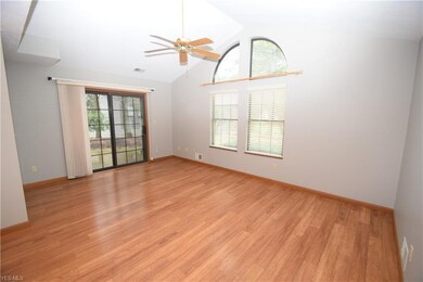 Beautiful open great room with newer floors.