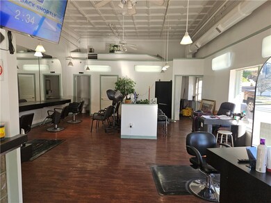 Salon is equipped with many shampoo chairs and hair cutting chairs
