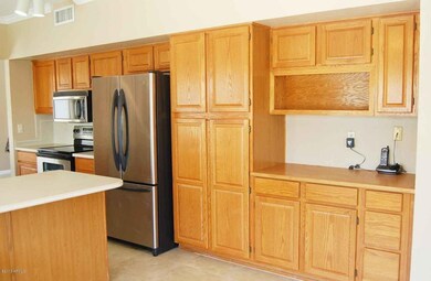 Kitchen Cabinets and Refrigerator