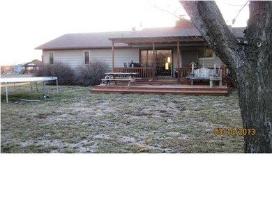 Large back deck