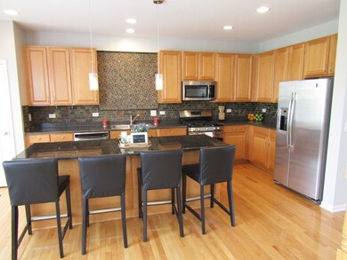 Custom-Made Breakfast Island with Granite Countert