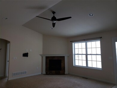 Gas fireplace in Great Room.