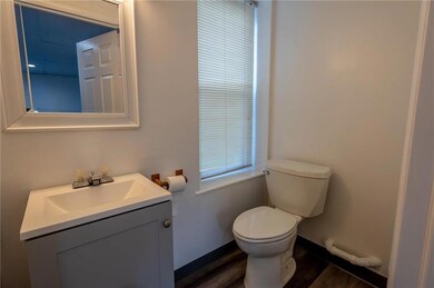 Powder room on the first floor