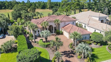 View from above of property