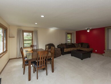 Massive living and dining room