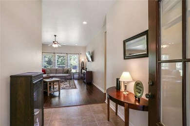 Front Foyer (10'x6') with tile floor looking into
