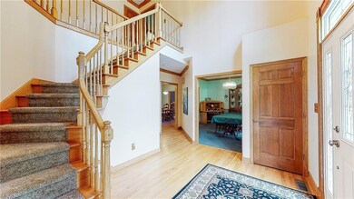 Two story foyer