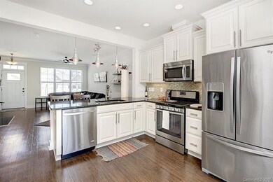 Updated kitchen with stainless steel appliances