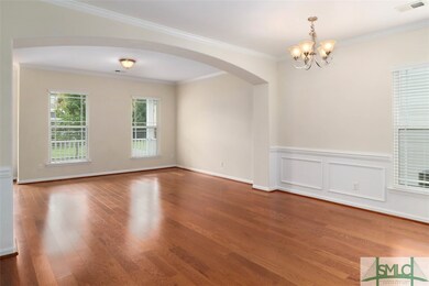 Formal living room and dining room