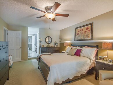 Master bedroom and sitting area.