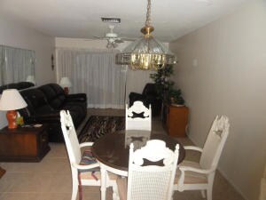 Dining room and living room