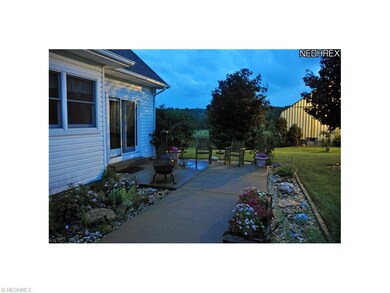 House,Patio,Dusk, Barn beautiful flower garden  Su