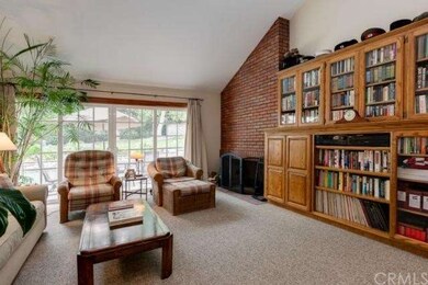 Formal Living Room / Library with Fireplace