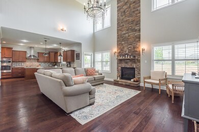 Beautiful Floors, Stone Fireplace
