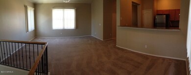 upstairs