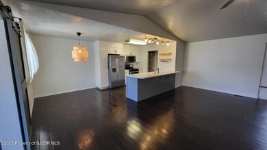 Open Living, Dining & Kitchen