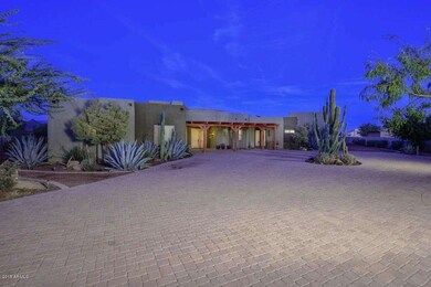 Night-Front Driveway