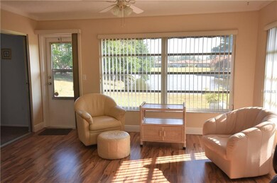 Florida room with lake view