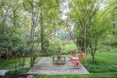Deck featuring a lawn