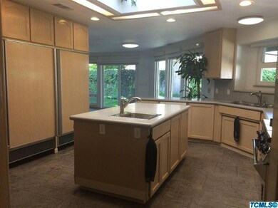 Kitchen with oversized sub-zero brand re