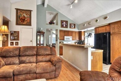 The wide-open concept of your family room-kitchen 