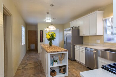 Kitchen Island with Butcher Block