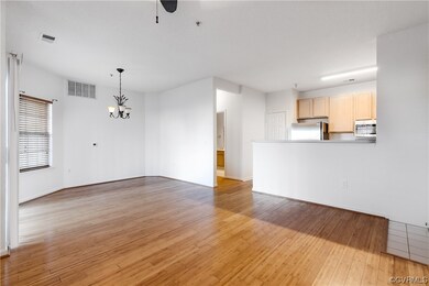 Open Floor plan to the LR, DR, and Kitchen