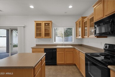 Maple Cabinets and Island