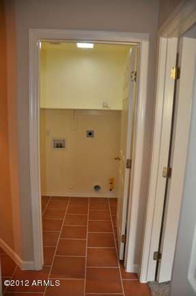 Tiled Laundry room