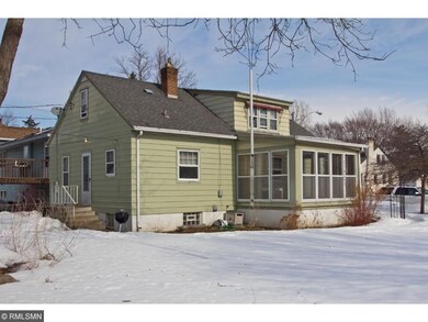 Side view of the home