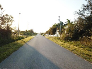 View of road to the West