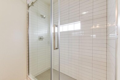 Bathroom with a shower stall