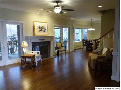 Family room opens to eating area and kitchen