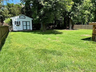 sneak peek of the back yard