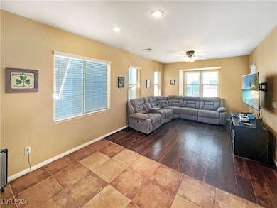 Mid-level living room